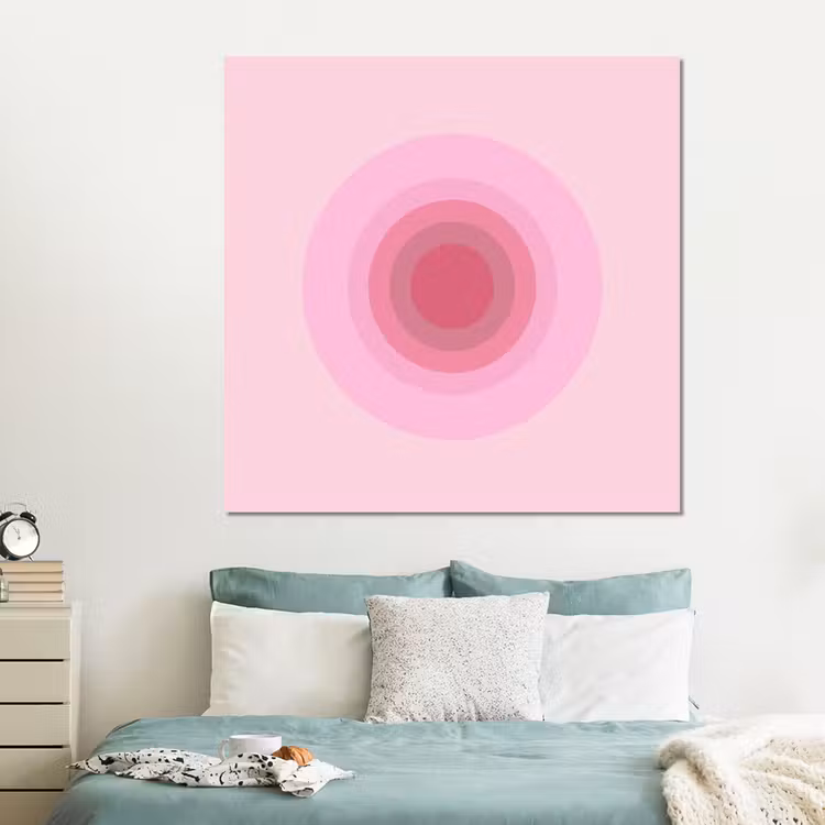 Forex - Patroon - Cirkels - Abstract - Roze - Modern — 2
