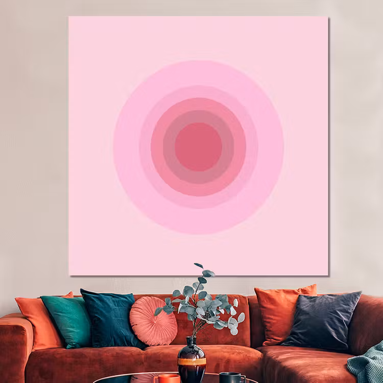 Forex - Patroon - Cirkels - Abstract - Roze - Modern — 3