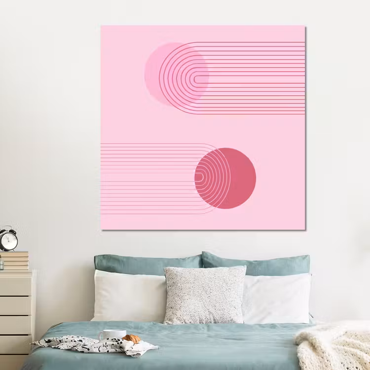 Forex - Vormen - Lijnen - Minimalistisch - Roze — 2
