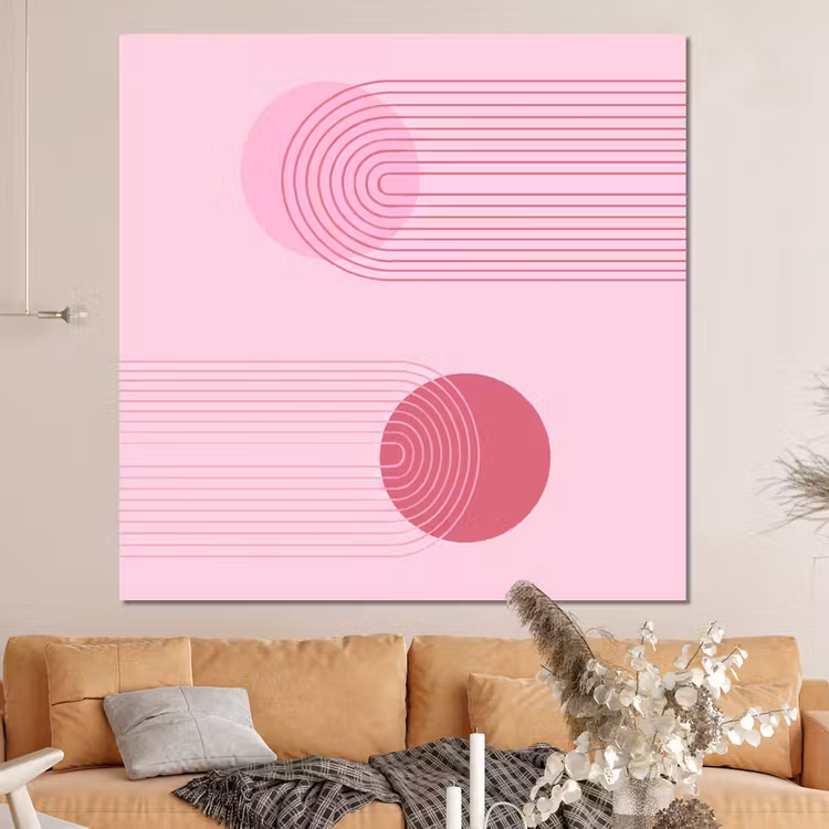 Forex - Vormen - Lijnen - Minimalistisch - Roze — 4