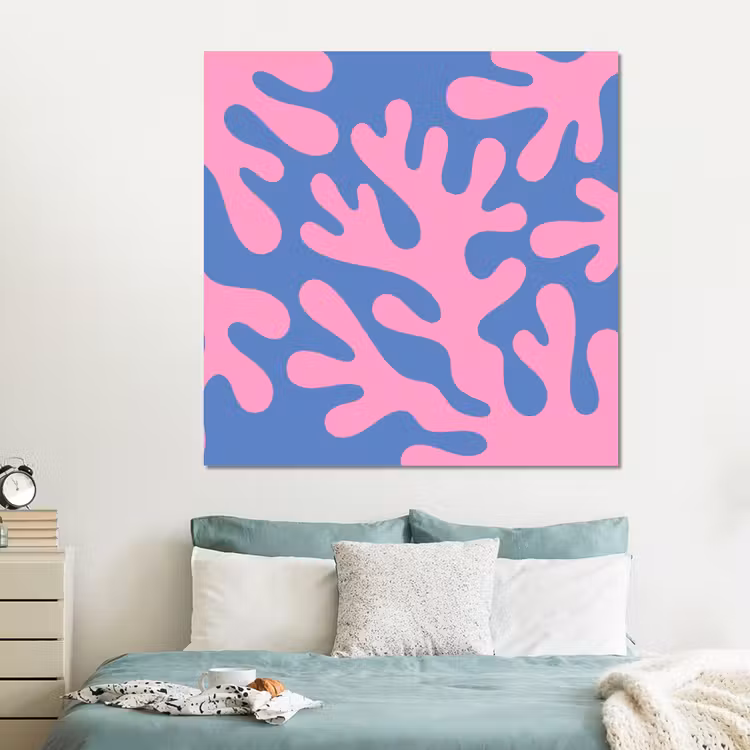Forex - Abstract - Vormen - Roze - Blauw — 2