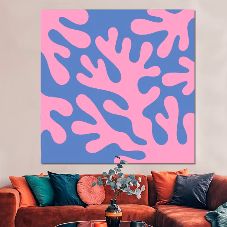 Forex - Abstract - Vormen - Roze - Blauw — 3