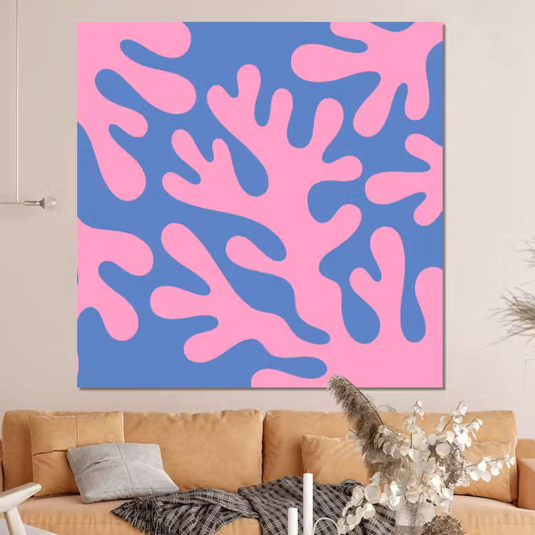 Forex - Abstract - Vormen - Roze - Blauw — 4