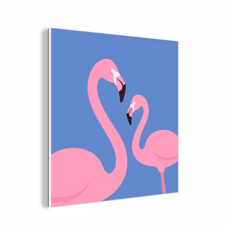 Forex - Vogel - Paar - Dieren - Modern - Roze — 1
