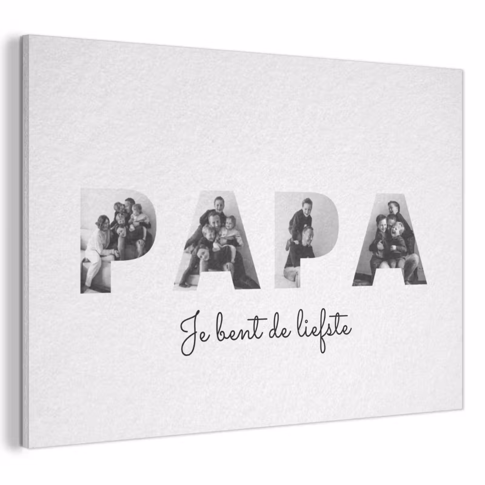 Akoestisch schilderij - Papa - Lettercollage — 1