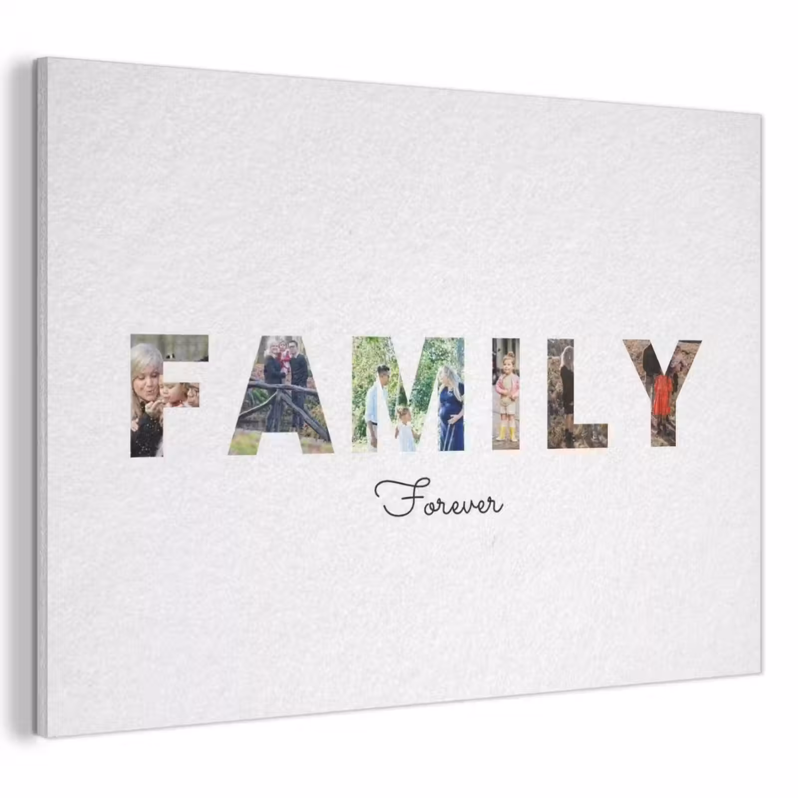 Akoestisch schilderij - Family - Lettercollage — 1