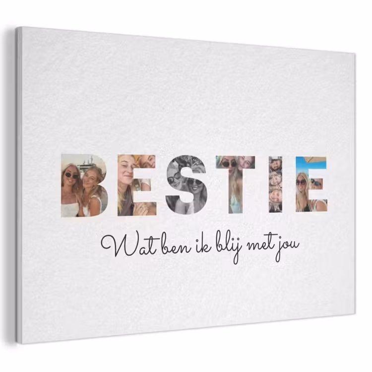 Akoestisch schilderij - Bestie - Lettercollage — 1