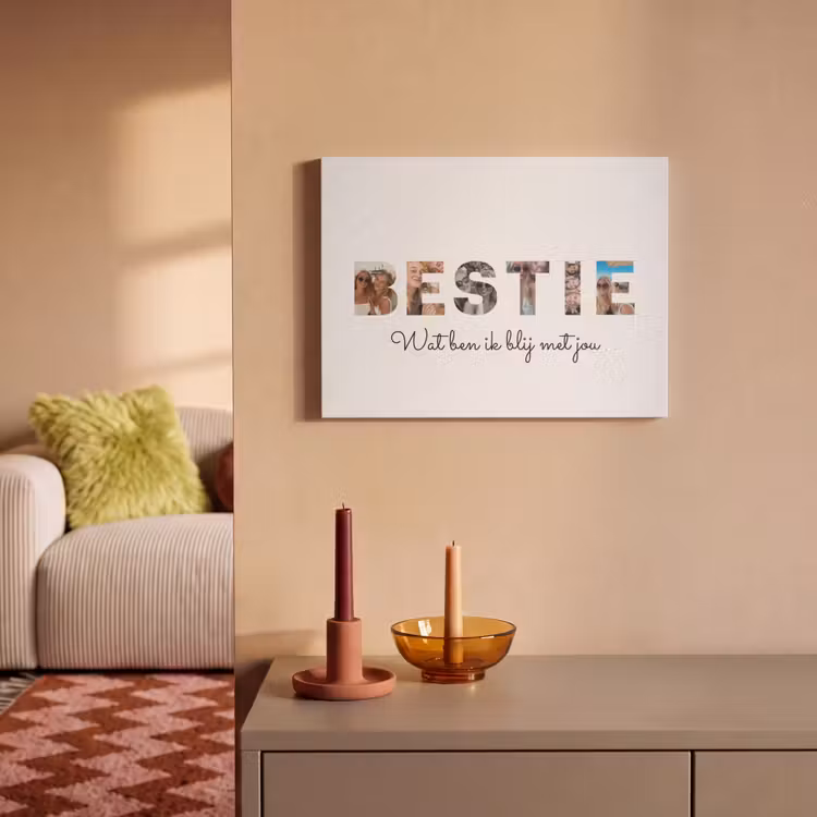 Akoestisch schilderij - Bestie - Lettercollage — 2