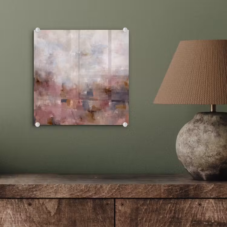 Glas schilderij - Abstract - Vloeiend - Kunst - Modern - Beige — 4