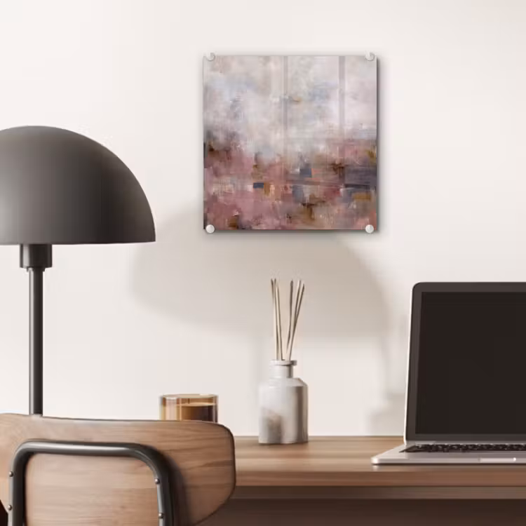 Glas schilderij - Abstract - Vloeiend - Kunst - Modern - Beige — 7