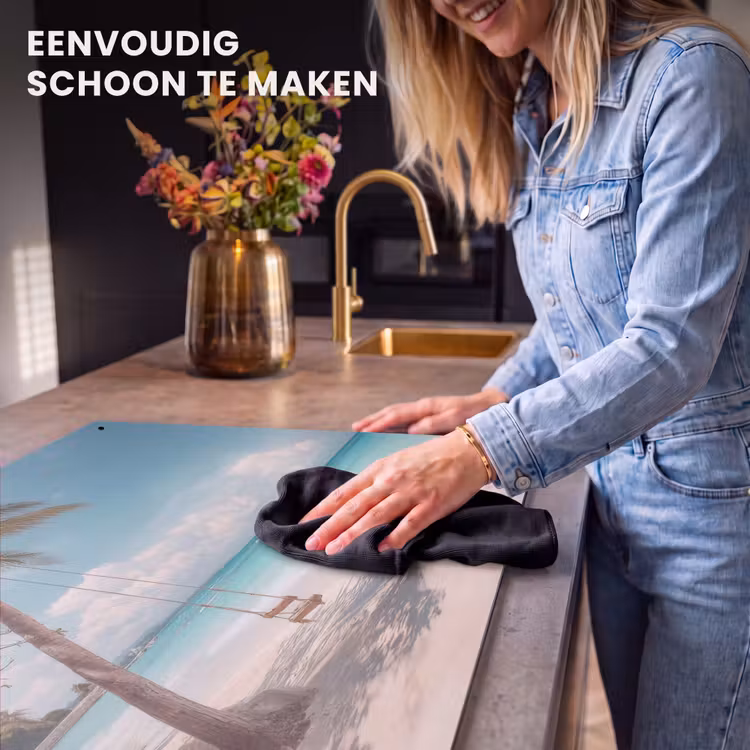 Inductie beschermer en spatscherm (2in1) - Palmboom - Schommel - Strand - Lucht — 5