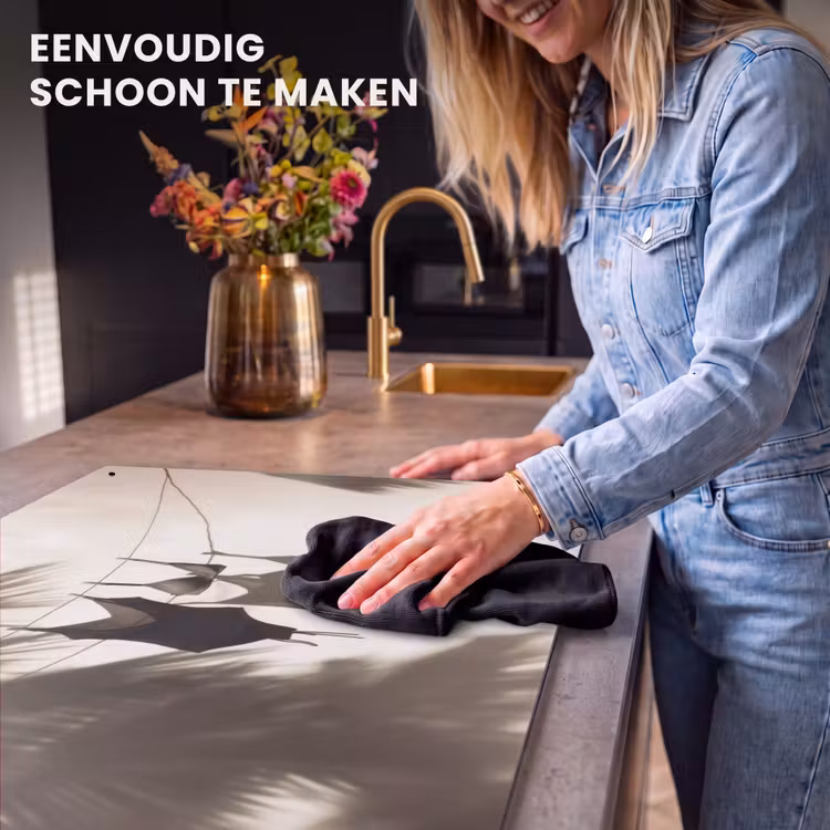 Inductie beschermer en spatscherm (2in1) - Badkleding - Palmbomen - Schaduw - Tropisch — 5