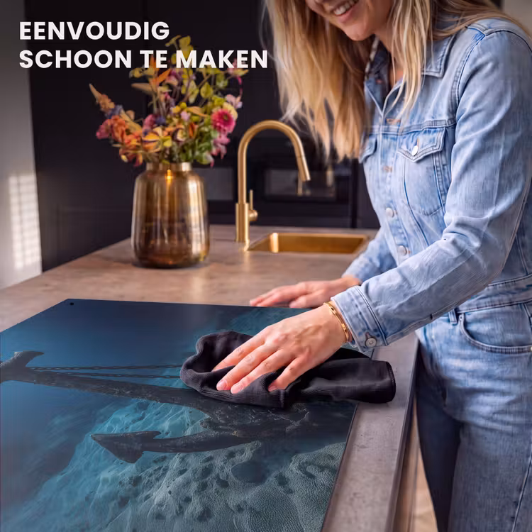 Inductie beschermer en spatscherm (2in1) - Anker - Ijzer - Zeebodem - Zand — 5
