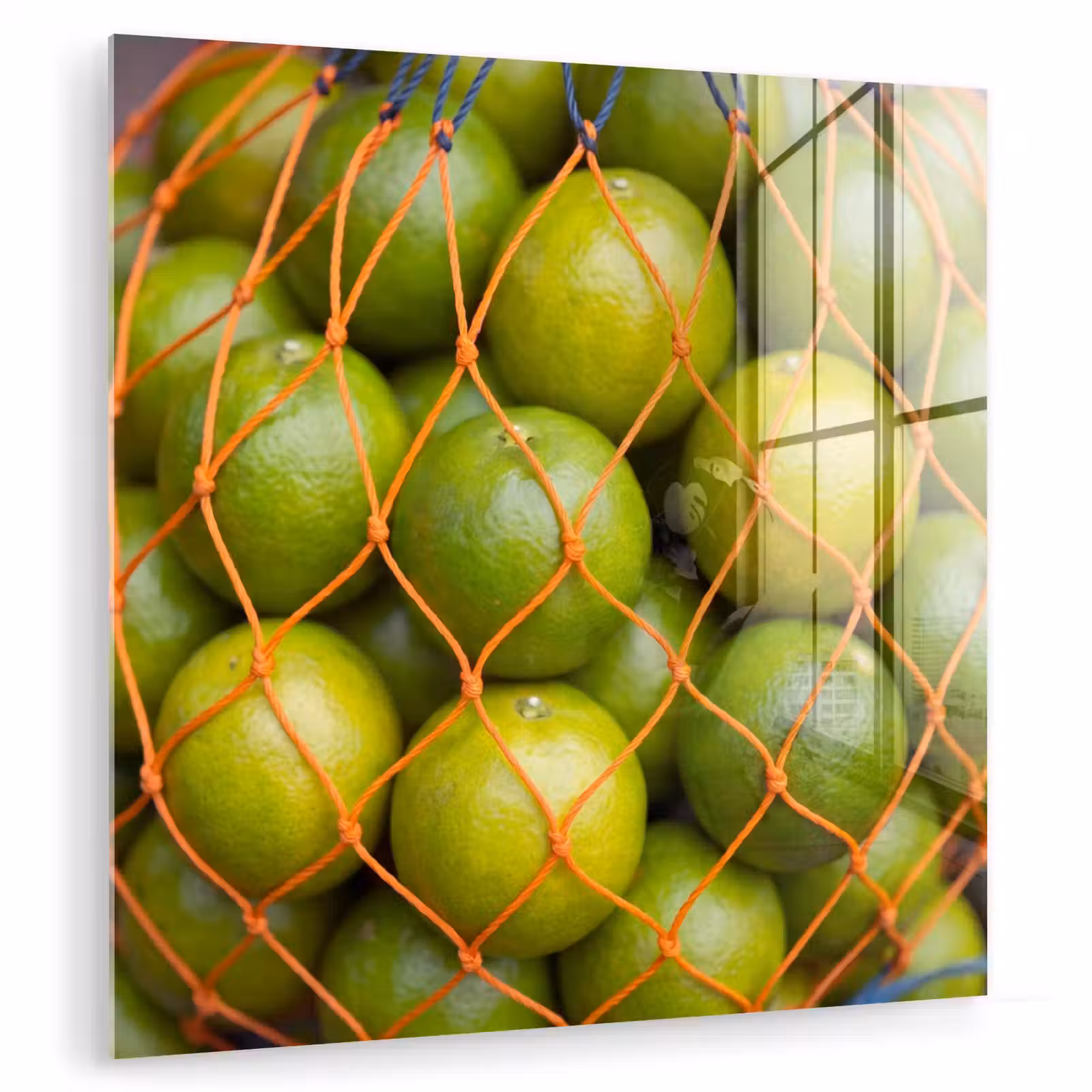 Glas schilderij - Eten - Net - Groen - Markt — 1