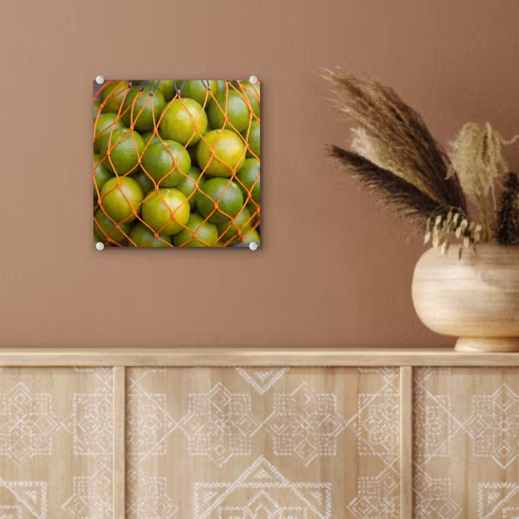 Glas schilderij - Eten - Net - Groen - Markt — 6