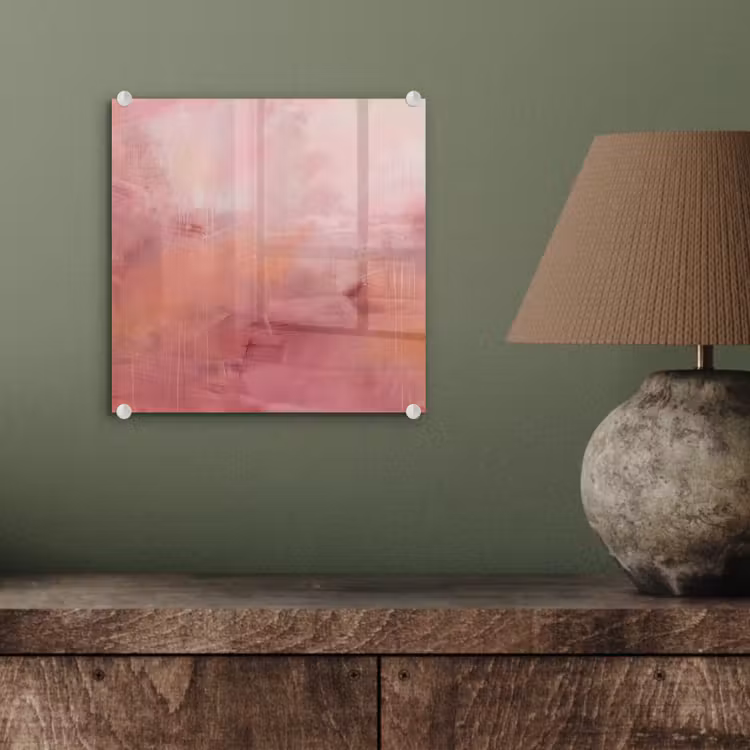 Glas schilderij - Kunst - Vloeiend - Pastel - Abstract — 4