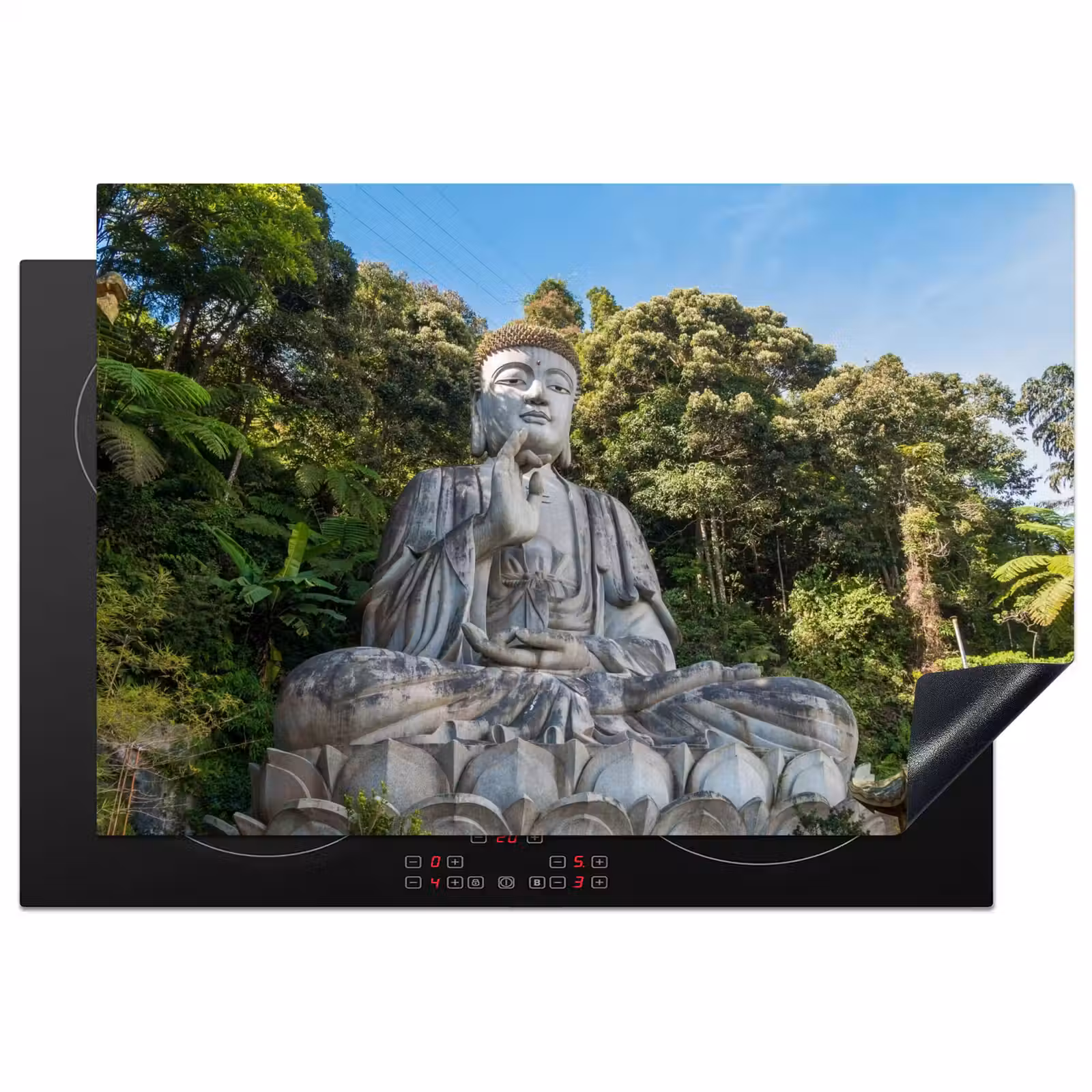 Inductie beschermer - Boeddha beelden - Jungle - Buddha - Spiritualiteit - Mediteren — 1