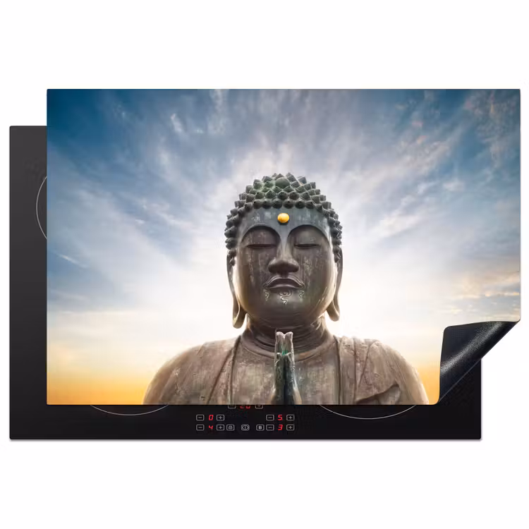 Inductie beschermer - Boeddha hoofd - Buddha - Lucht - Spiritueel - Meditatie — 1