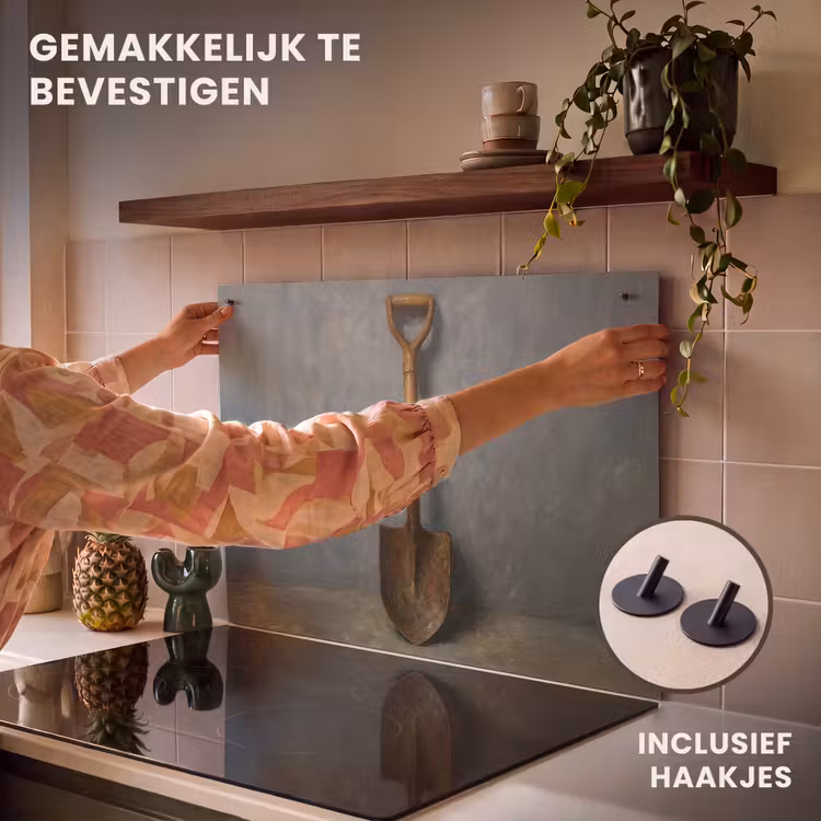 Inductie beschermer en spatscherm (2in1) - Schep - Gereedschap - Schilderij — 7