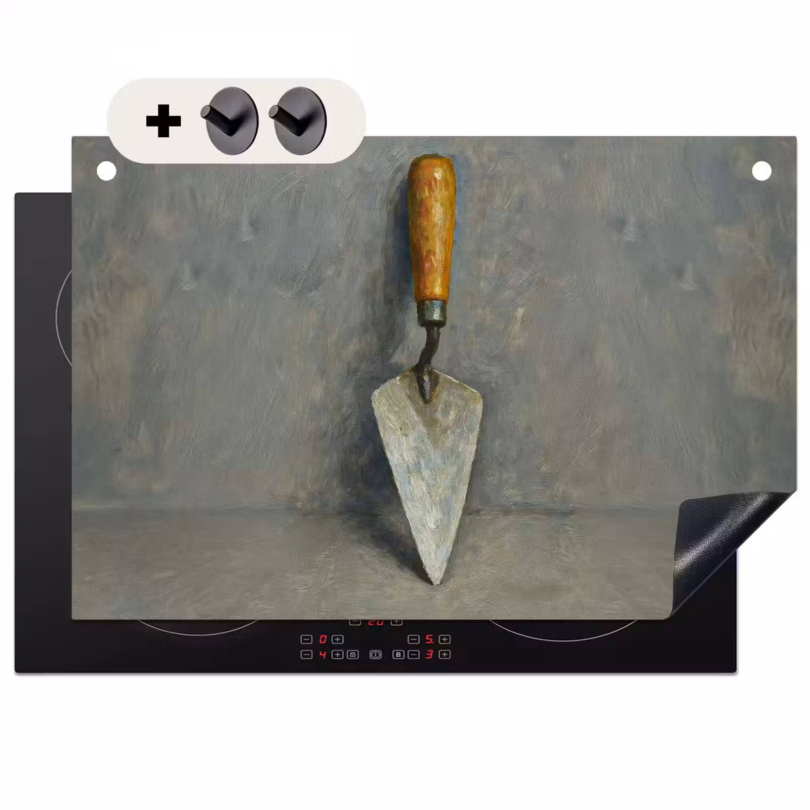 Inductie beschermer en spatscherm (2in1) - Troffel - Verf - Gereedschap — 1