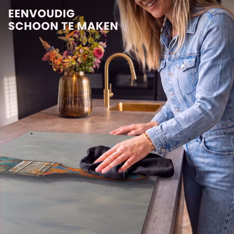 Inductie beschermer en spatscherm (2in1) - Verf - Kwast - Schilderij — 5
