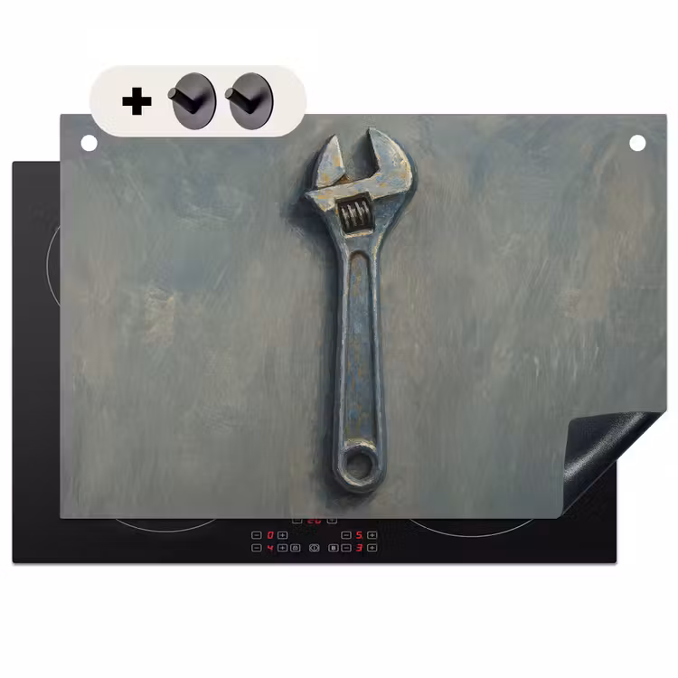 Inductie beschermer en spatscherm (2in1) - Moersleutel - Gereedschap - Verf — 1
