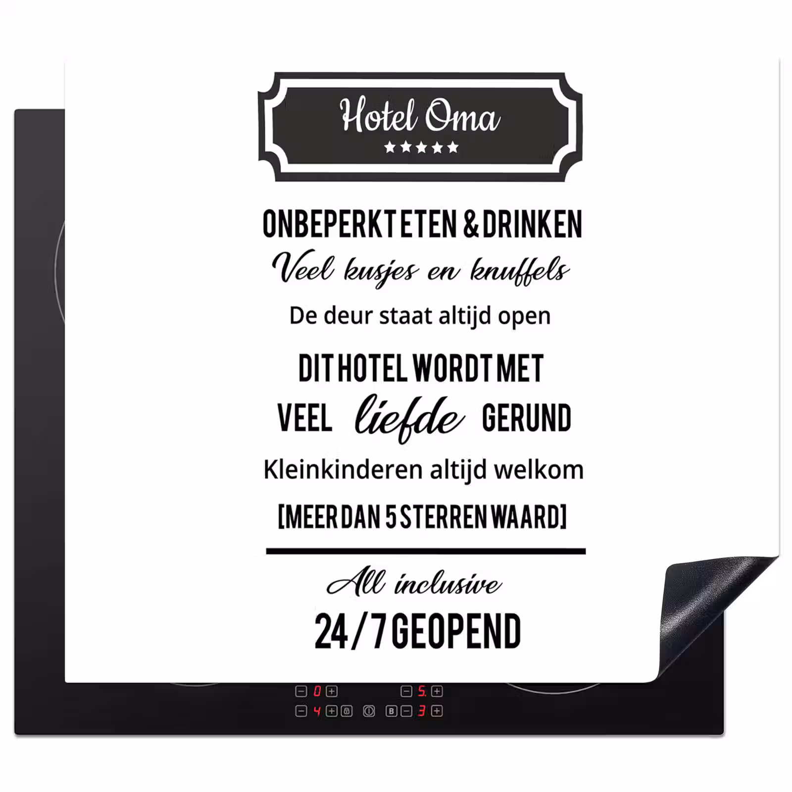 Inductie beschermer - Hotel oma - Spreuken - Oma - Quotes — 1