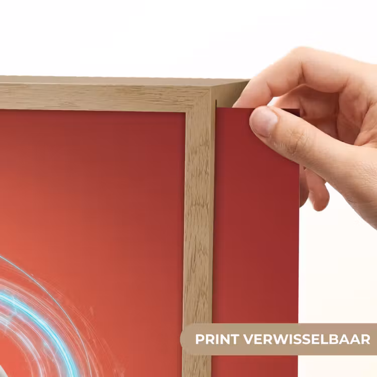 Lightbox - Wandlamp kinderkamer - Voetballer - Bal - Lichtcirkel - Rood — 5