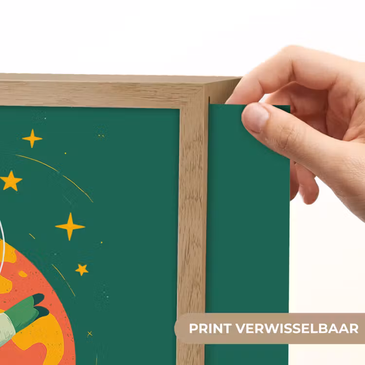 Lightbox - Wandlamp kinderkamer - Dino - Groen - Planeet — 5