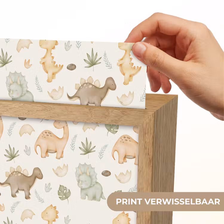 Lightbox - Wandlamp kinderkamer - Dino - Patroon - Pastel — 5