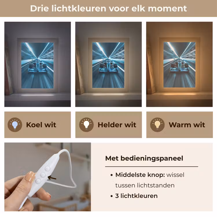 Lightbox - Wandlamp kinderkamer - Race - Auto - Formule 1 - Jongens - Blauw — 7