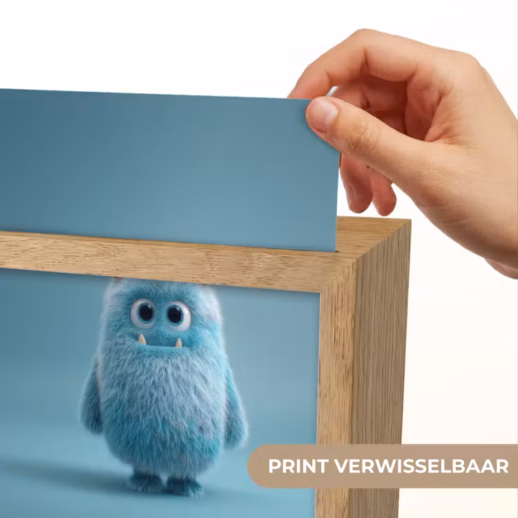 Lightbox - Wandlamp kinderkamer - Monster - Blauw — 5