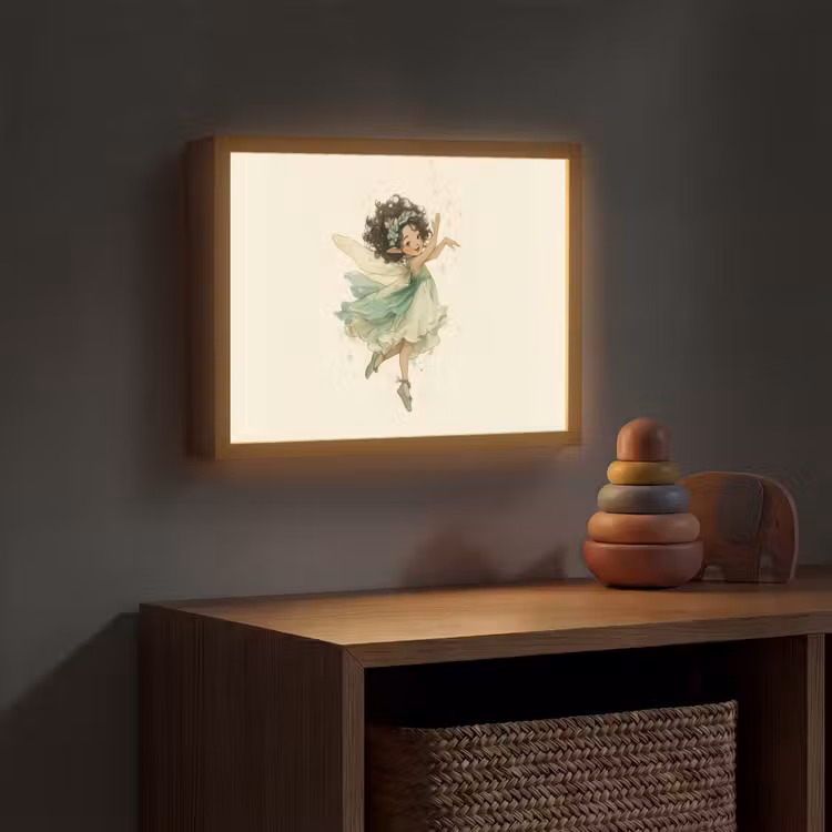 Lightbox - Wandlamp kinderkamer - Fee - Groen - Magie — 4