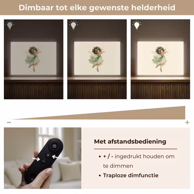 Lightbox - Wandlamp kinderkamer - Fee - Groen - Magie — 7