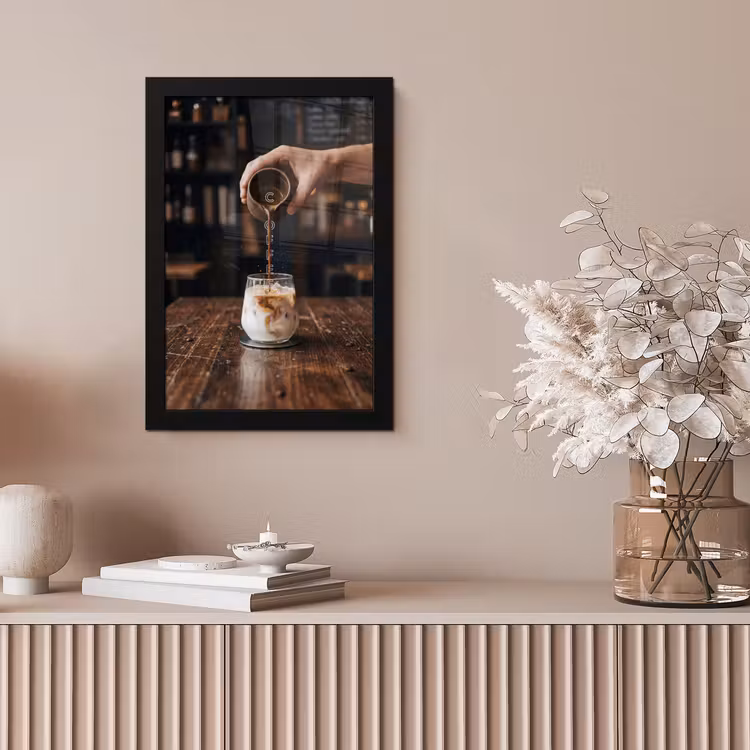 Poster met lijst - Ijskoffie met Melk — 5