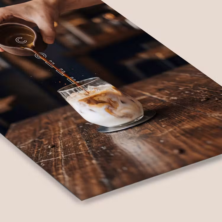 Poster met lijst - Ijskoffie met Melk — 7