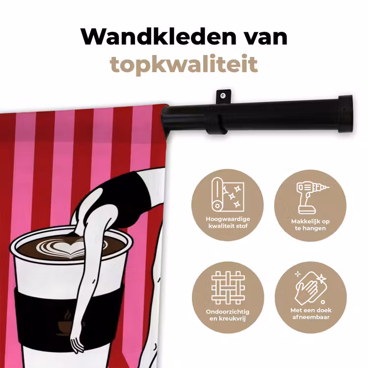 Wandkleed - May your coffee be strong — 3