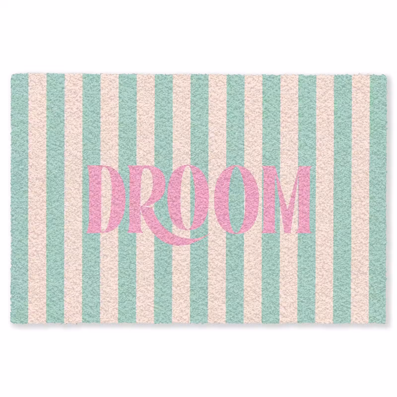 Vloerkleed - Roze - Groen - Strepen - Droom — 1