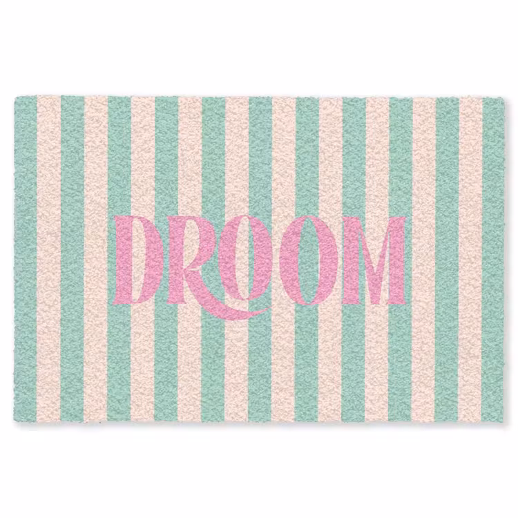 Vloerkleed - Roze - Groen - Strepen - Droom — 1