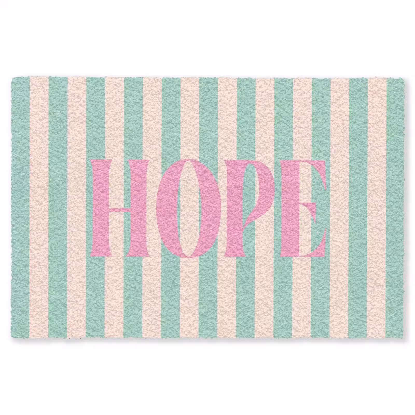 Vloerkleed - Roze - Groen - Strepen - Hope — 1