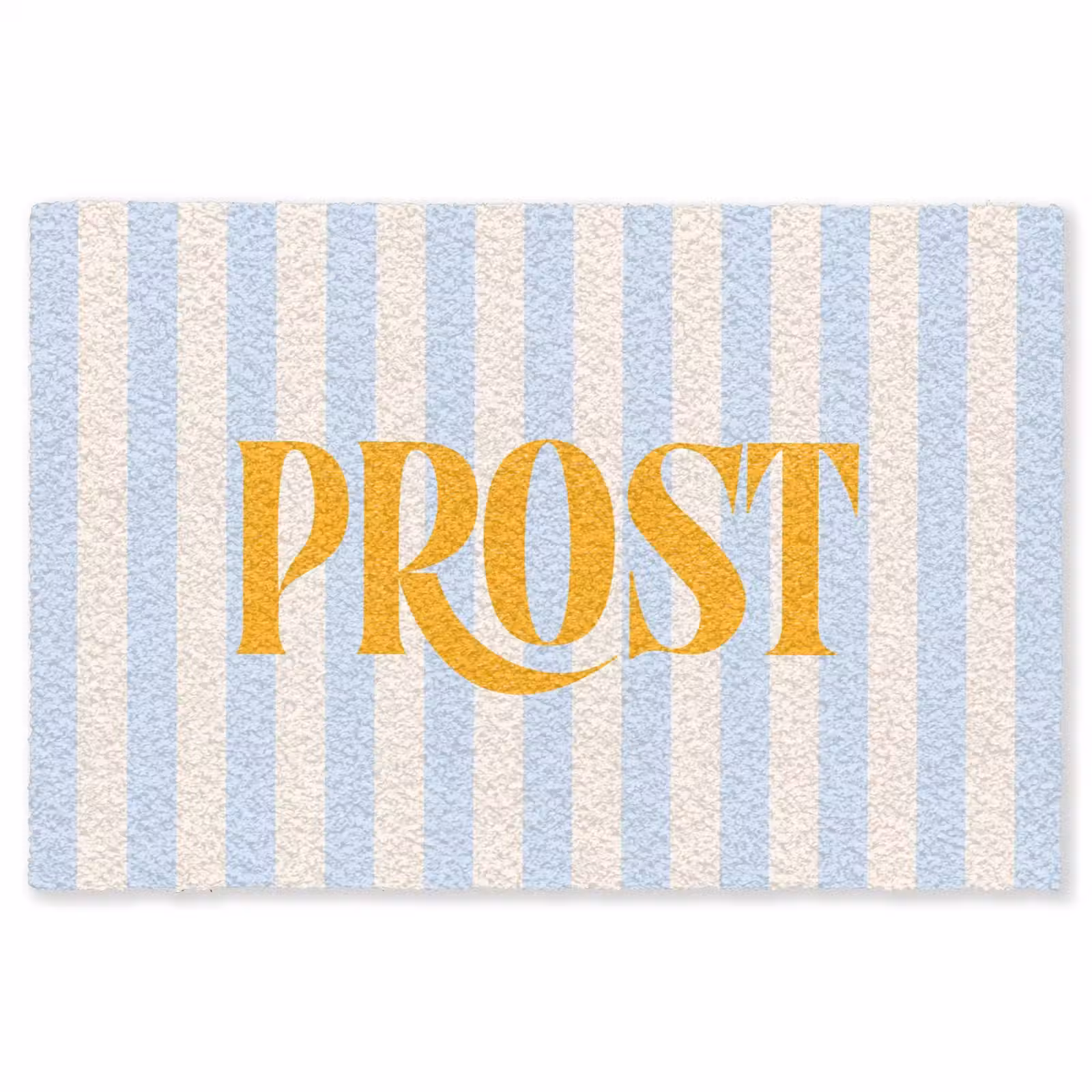 Vloerkleed - Oranje - Blauw - Strepen - Prost — 1