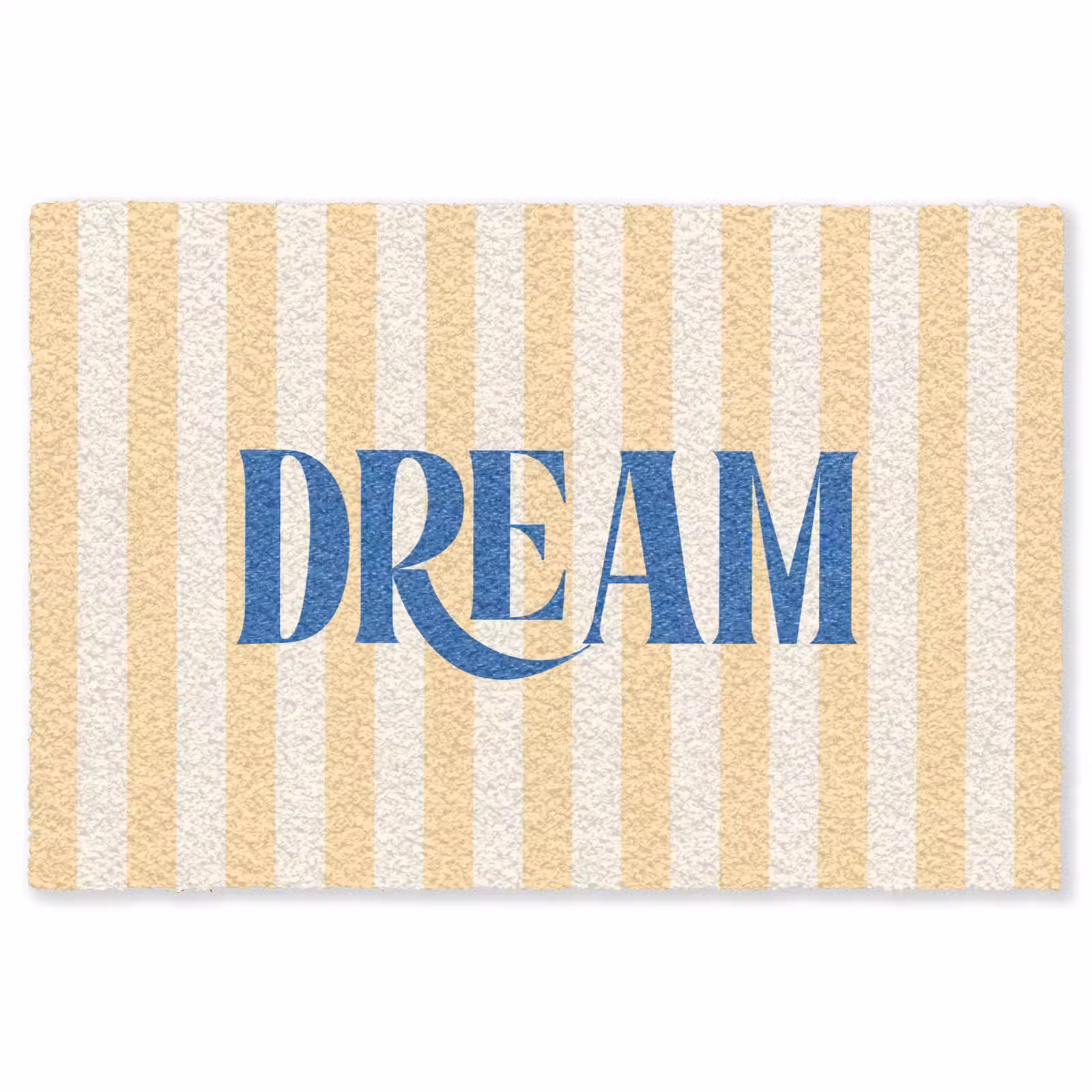 Vloerkleed - Blauw - Geel - Strepen - Dream — 1