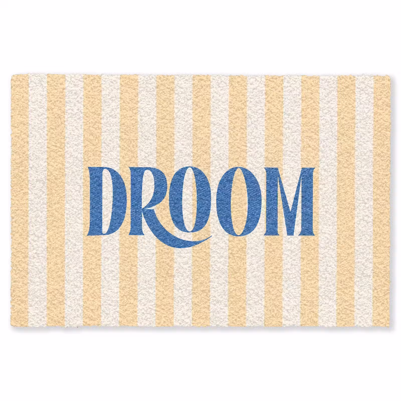 Vloerkleed - Blauw - Geel - Strepen - Droom — 1
