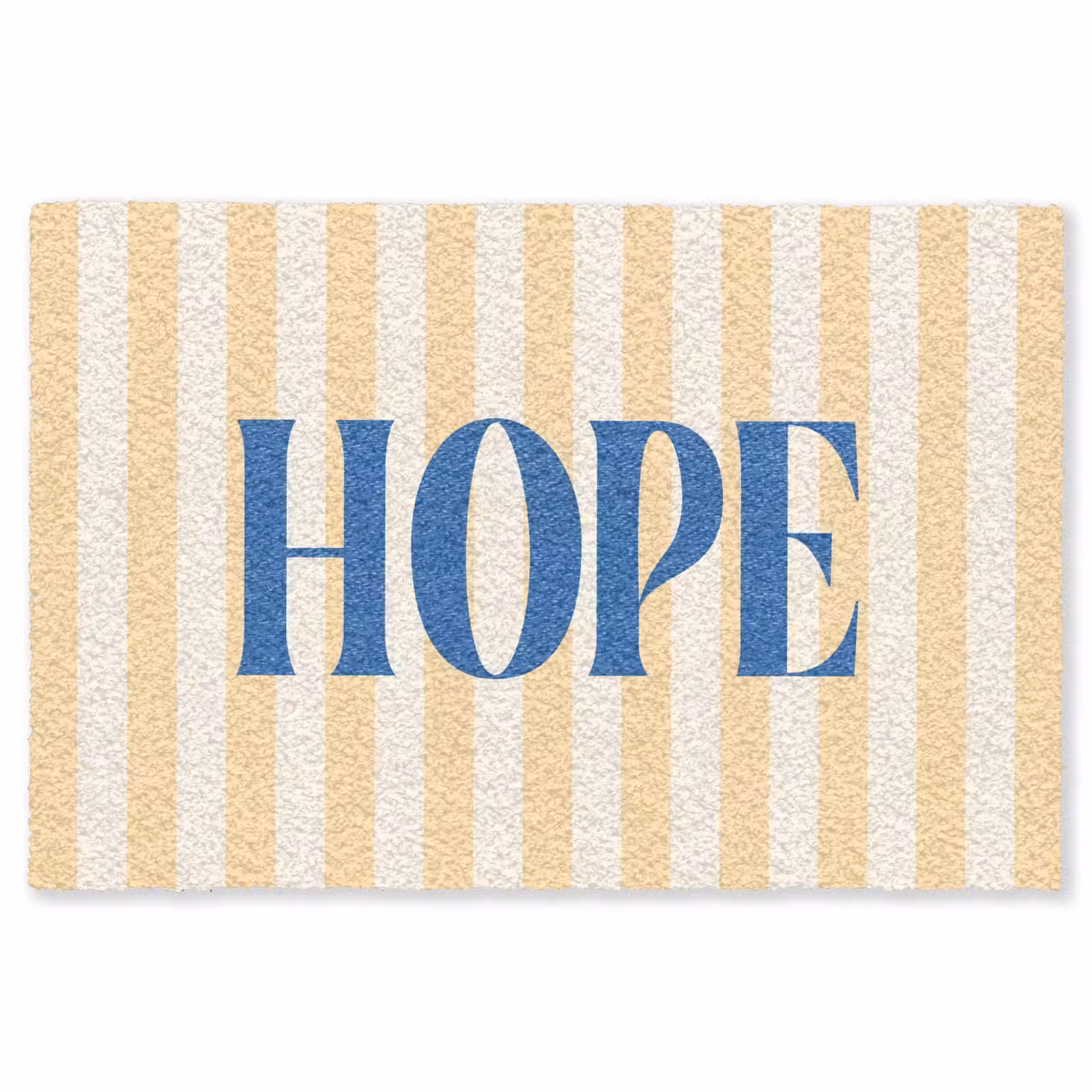 Vloerkleed - Blauw - Geel - Strepen - Hope — 1
