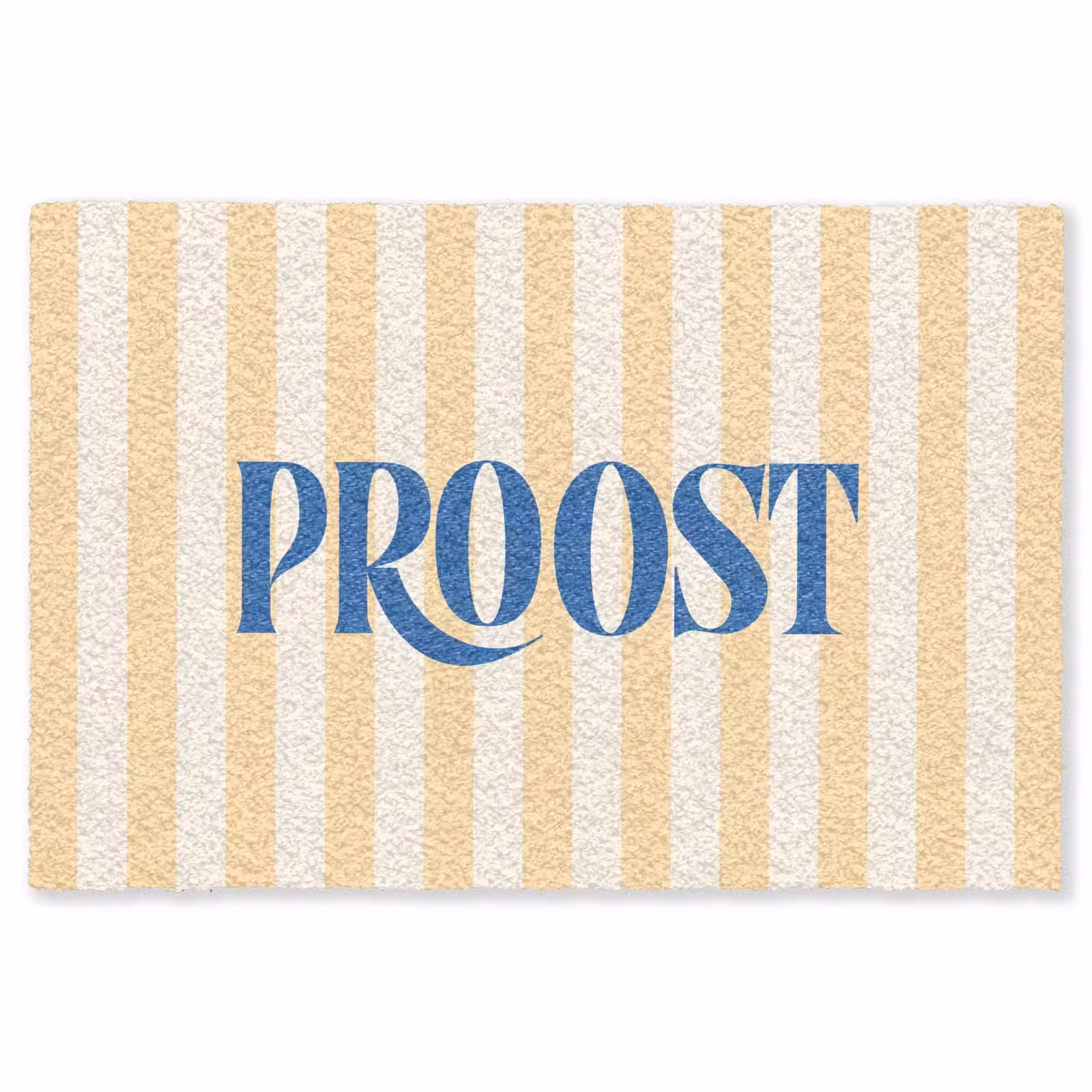 Vloerkleed - Blauw - Geel - Strepen - Proost — 1