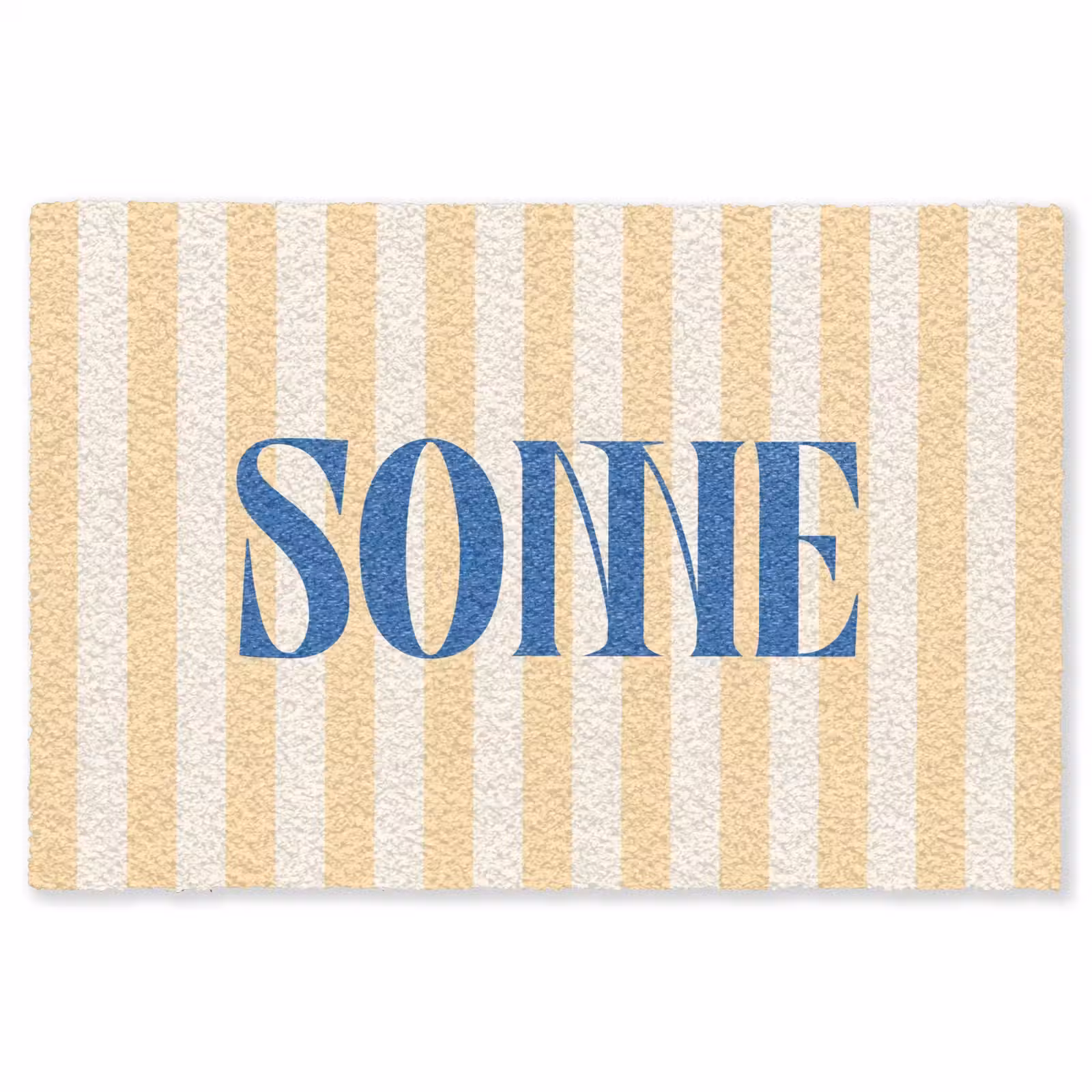 Vloerkleed - Blauw - Geel - Strepen - Sonne — 1