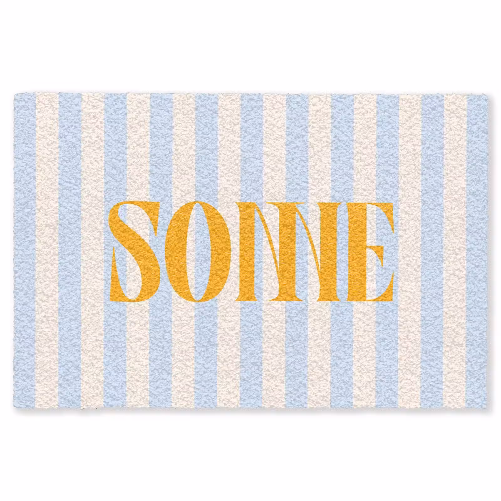 Vloerkleed - Oranje - Blauw - Strepen - Sonne — 1