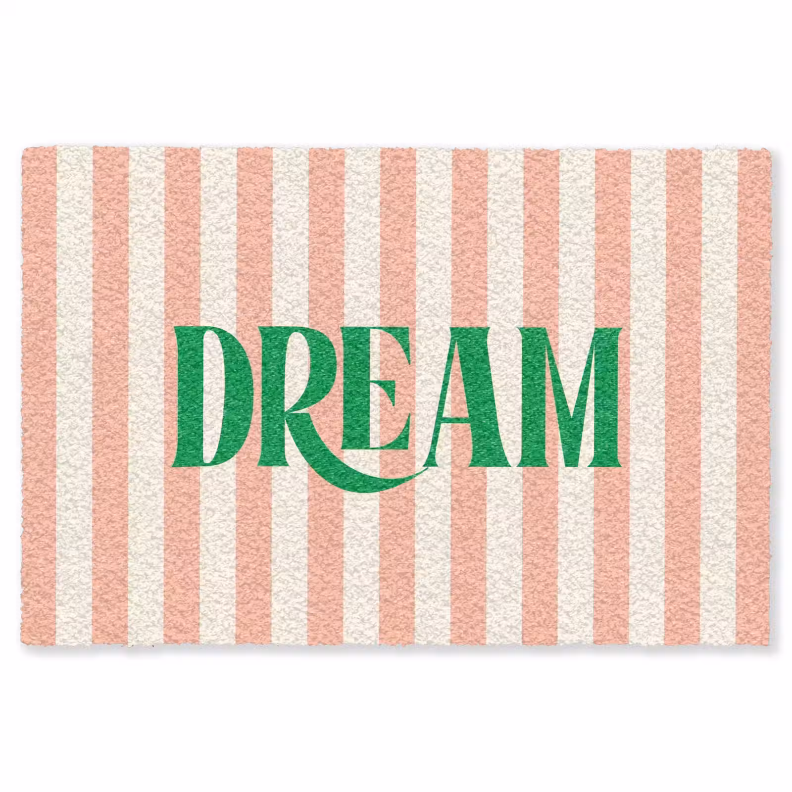 Vloerkleed - Zachtroze - Groen - Strepen - Dream — 1