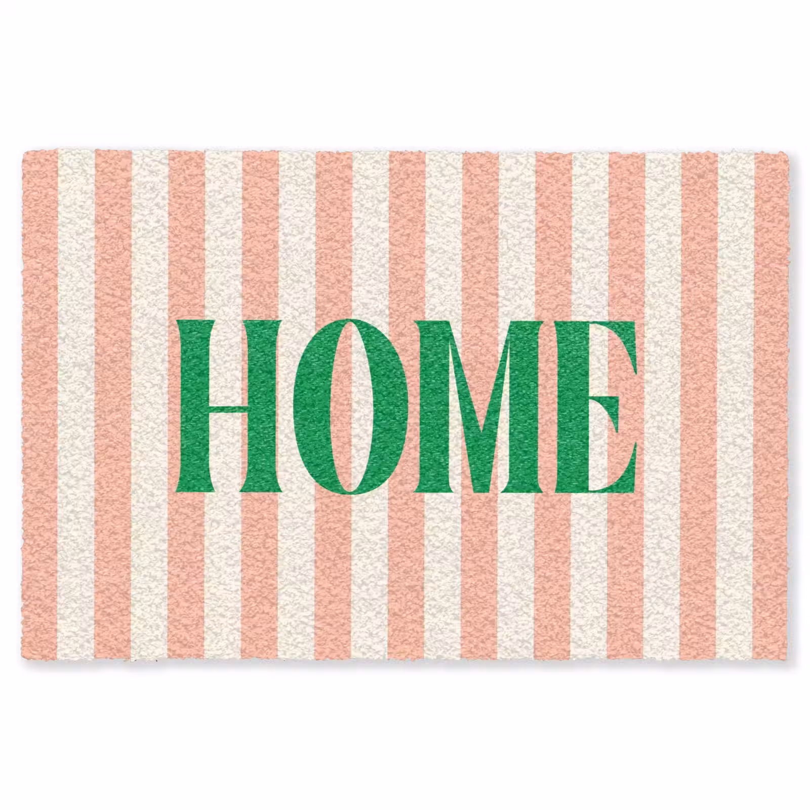 Vloerkleed - Zachtroze - Groen - Strepen - Home — 1