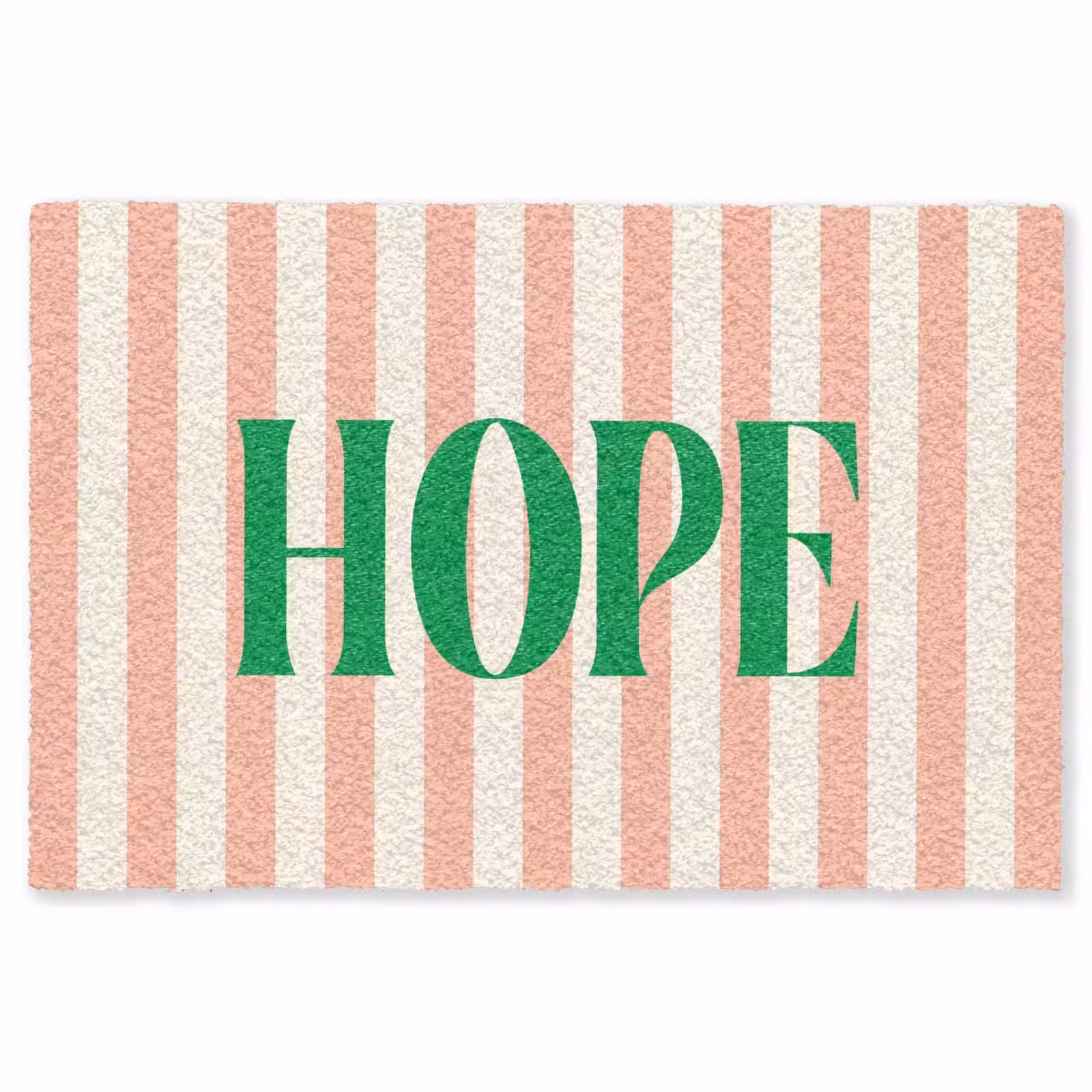 Vloerkleed - Zachtroze - Groen - Strepen - Hope — 1